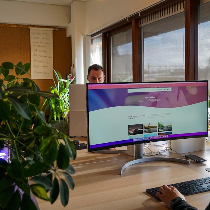 iOS app development workspace